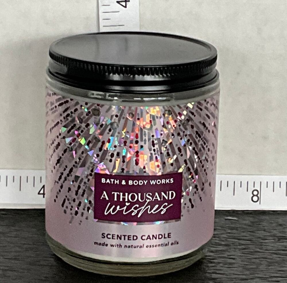 Bath and Body Works A Thousand Wishes Candle Single Wick